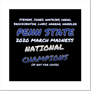 PSU Lions 2020 Champs Posters and Art